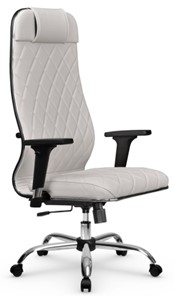 Кресло офисное Мetta L 1m 40M/2D Infinity Easy Clean (MPES) топган, нижняя часть 17833 белый в Челябинске