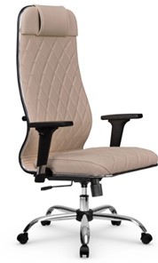 Кресло офисное Мetta L 1m 40M/2D Infinity Easy Clean (MPES) топган, нижняя часть 17833 темно-бежевый в Миассе