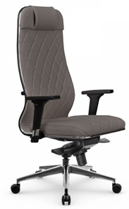 Кресло офисное Мetta L 1m 40M/2D Infinity Easy Clean (MPES) топган, нижняя часть 17852 серый в Челябинске