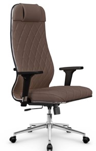 Кресло офисное Мetta L 1m 40M/2D Infinity Easy Clean (MPES) топган, нижняя часть 17852 светло-коричневый в Челябинске