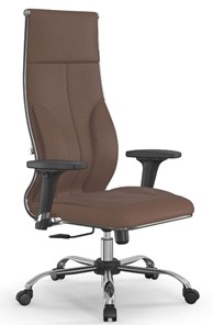 Офисное кресло Метта Мetta L 1m 46/2D Infinity Easy Clean (MPES) топган, нижняя часть 17833 светло-коричневый в Челябинске