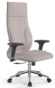 Офисное кресло Метта Мetta L 1m 46/2D Infinity Easy Clean (MPES) топган, нижняя часть 17852 светло-бежевый в Челябинске