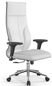 Офисное кресло Метта Мetta L 1m 46/2D Infinity Easy Clean (MPES) топган OMS, нижняя часть 17853 белый в Челябинске