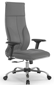 Офисное кресло Мetta L 1m 46/4D Infinity Easy Clean топган, нижняя часть 17833 серый в Челябинске