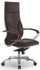 Кресло офисное Мetta L 1m 46/K Infinity Easy Clean мультиблок, нижняя часть 17838 темно-коричневый в Челябинске