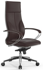 Кресло офисное Мetta L 1m 46/K Infinity Easy Clean мультиблок, нижняя часть 17839 темно-коричневый в Челябинске
