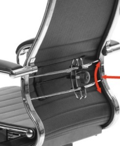 Офисное кресло Мetta L 1m 46/4D Infinity Easy Clean мультиблок, нижняя часть 17839 серый в Челябинске - изображение 2