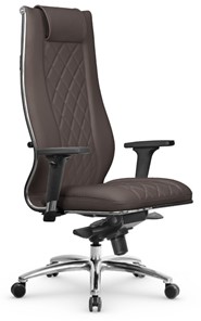 Офисное кресло МЕТТА L 1m 50M/2D Infinity Easy Clean мультиблок, нижняя часть 17838 темно-коричневый в Челябинске