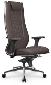 Офисное кресло МЕТТА L 1m 50M/2D Infinity Easy Clean мультиблок, нижняя часть 17839 темно-коричневый в Челябинске