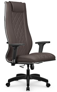 Офисное кресло МЕТТА L 1m 50M/2D Infinity Easy Clean топган OMS, нижняя часть 17859 темно-коричневый в Челябинске
