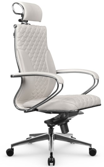 Кресло офисное Metta L 2c 44C/K116 Infinity Easy Clean мультиблок, нижняя часть 17839 белый в Челябинске - изображение 1