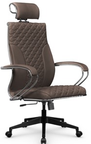 Кресло офисное Metta L 2c 44C/K116 Infinity Easy Clean топган, нижняя часть 17832 светло-коричневый в Челябинске