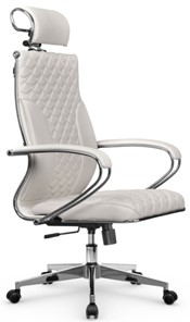 Кресло офисное Metta L 2c 44C/K116 Infinity Easy Clean топган, нижняя часть 17834 белый в Челябинске - предосмотр 1