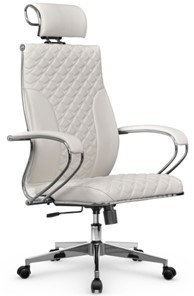 Кресло офисное Metta L 2c 44C/K116 Infinity Easy Clean топган, нижняя часть 17834 белый в Челябинске - предосмотр