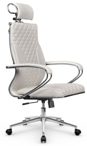 Кресло офисное Metta L 2c 44C/K116 Infinity Easy Clean топган, нижняя часть 17852 белый в Челябинске - предосмотр 1