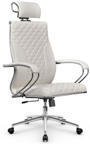 Кресло офисное Metta L 2c 44C/K116 Infinity Easy Clean топган, нижняя часть 17852 белый в Челябинске - предосмотр