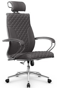 Кресло офисное Metta L 2c 44C/K116 Infinity Easy Clean топган OMS, нижняя часть 17853 серый в Челябинске