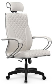 Кресло офисное Metta L 2c 44C/K116 Infinity Easy Clean топган OMS, нижняя часть 17859 белый в Челябинске