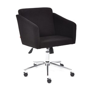 Офисное кресло MILAN хром флок, черный, арт.13946 в Магнитогорске