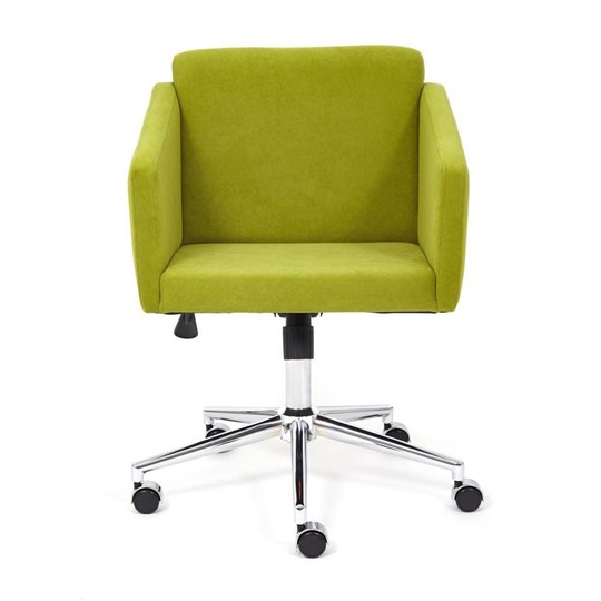 Офисное кресло MILAN хром флок, олива, арт.13949 в Миассе - изображение 1