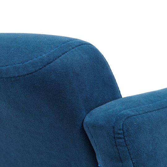 Кресло MILAN хром флок, синий, арт.13948 в Челябинске - изображение 12