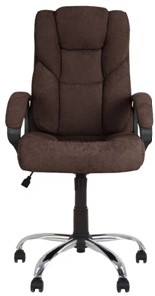 Офисное кресло MORFEO (CHR68) ткань SORO-28, коричневая в Миассе