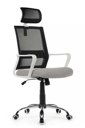 Кресло офисное RCH 1029HW, серый/черный в Златоусте - изображение