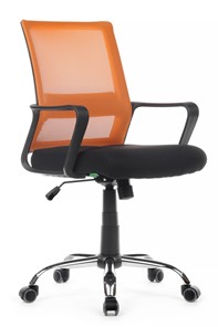 Кресло компьютерное RCH 1029MB, черный/оранжевый в Челябинске