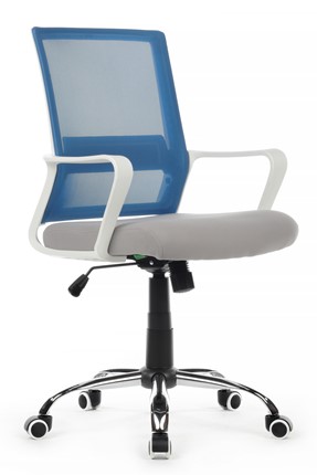 Офисное кресло RCH 1029MW, серый/синий в Магнитогорске - изображение