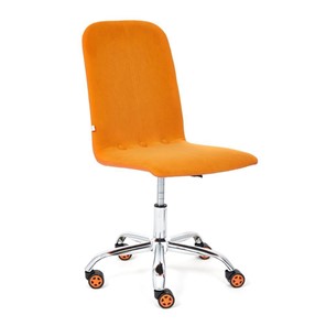 Кресло RIO флок/кож/зам, оранжевый/оранжевый, арт.14188 в Челябинске