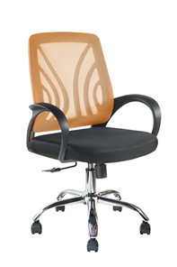 Офисное кресло Riva Chair 8099Е, Оранжевый в Магнитогорске