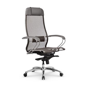 Офисное кресло Samurai S-1.04 MPES Светло-коричневый / Серый в Магнитогорске - предосмотр