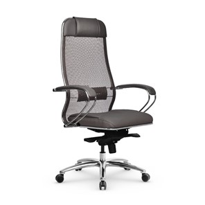 Офисное кресло Samurai SL-1.04 MPES Светло-коричневый / Серый в Копейске