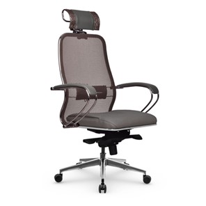 Офисное кресло Samurai SL-2.041 MPES Светло-Коричневый / Серый в Магнитогорске
