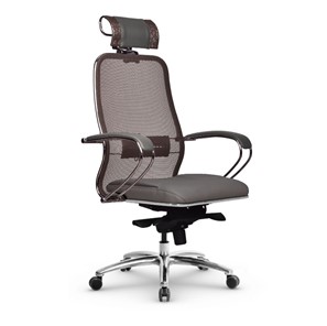 Кресло офисное Samurai SL-2.04 MPES Светло-коричневый / Серый в Копейске