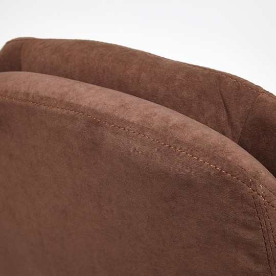 Компьютерное кресло SOFTY LUX флок, коричневый, арт.13595 в Копейске - изображение 15
