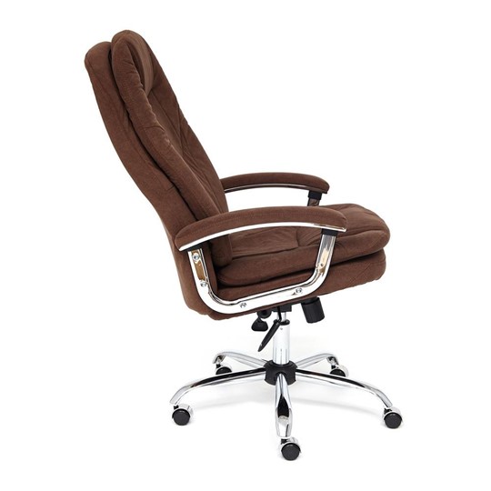 Компьютерное кресло SOFTY LUX флок, коричневый, арт.13595 в Копейске - изображение 17
