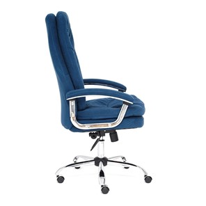 Кресло офисное SOFTY LUX флок, синий, арт.13592 в Челябинске - предосмотр 2