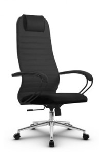 Кресло компьютерное SU-BK130-10 Ch-3 темно-серый/черный в Магнитогорске