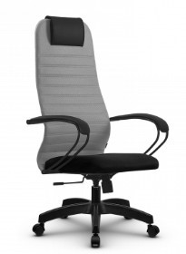 Кресло офисное SU-BK130-10 PL серый/черный в Миассе