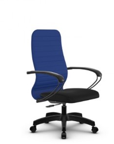 Кресло компьютерное SU-CK130-10P PL синий/черный в Златоусте
