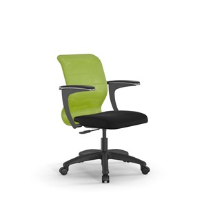 Компьютерное кресло SU-M-4/подл.160/осн.005 зеленый/черный в Челябинске