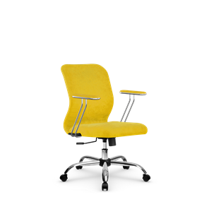 Кресло SU-Mr-4/подл.078/осн.003 желтый в Челябинске