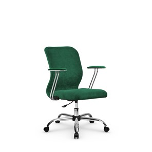 Кресло офисное SU-Mr-4/подл.078/осн.006 зеленый в Челябинске