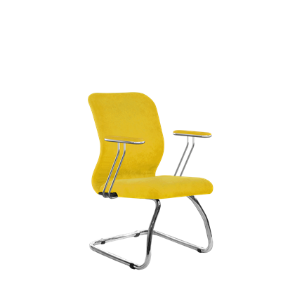 Кресло компьютерное SU-Mr-4/подл.078/осн.007 желтый в Челябинске - изображение