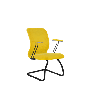 Кресло компьютерное SU-Mr-4/подл.079/осн.008 желтый в Миассе