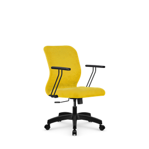 Кресло офисное SU-Mr-4/подл.109/осн.001 желтый в Челябинске - предосмотр