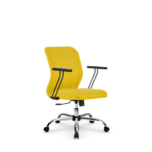 Офисное кресло SU-Mr-4/подл.109/осн.003  желтый в Златоусте