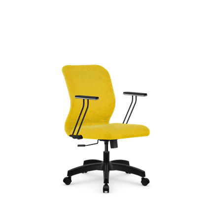 Офисное кресло SU-Mr-4/подл.110/осн.001 желтый в Челябинске - изображение
