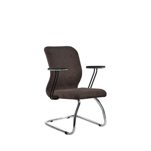 Кресло SU-Mr-4/подл.110/осн.007 темно-коричневый в Копейске